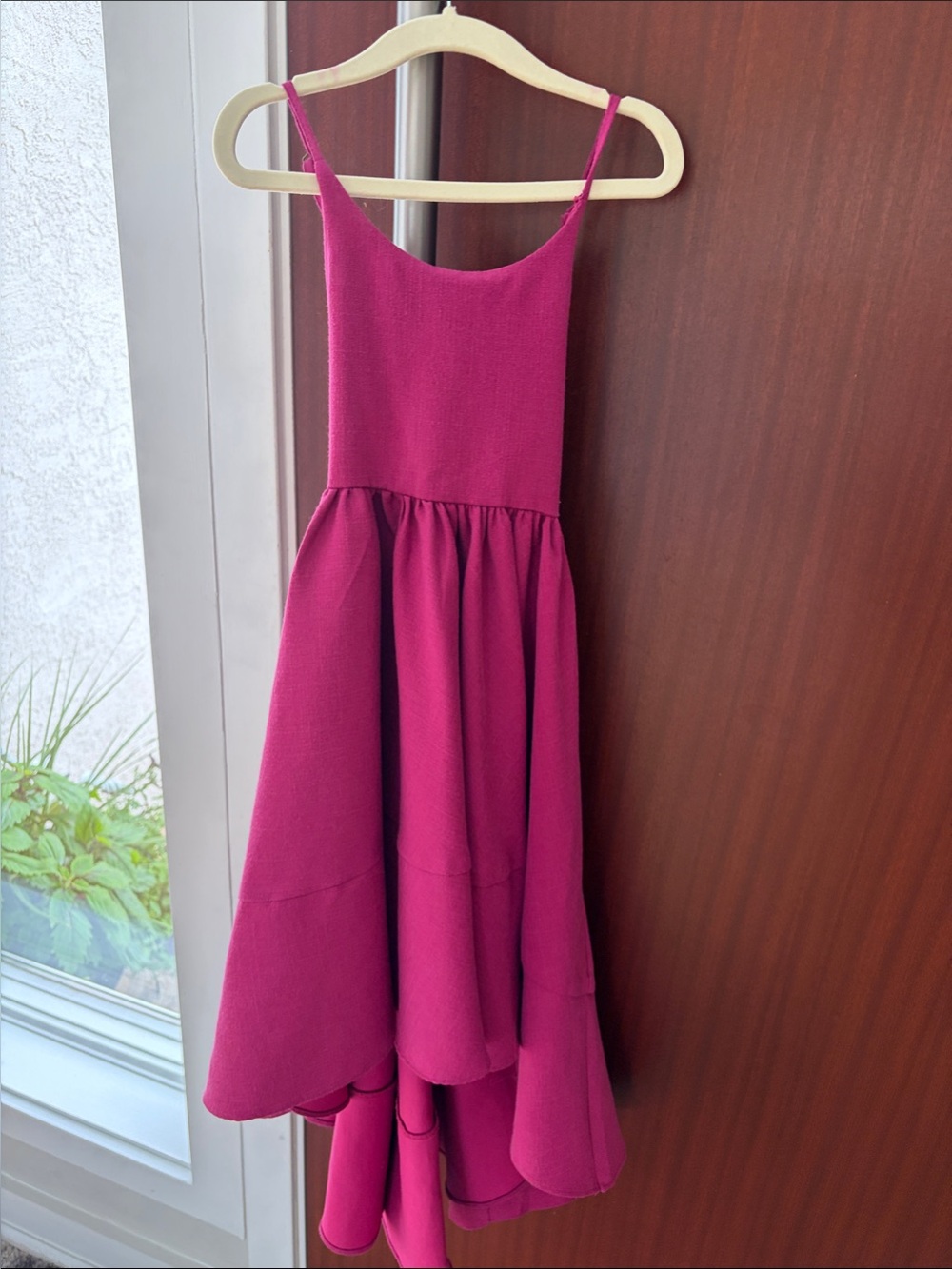 Joyfolie Girls' Magenta Spaghetti-Strap Party Dress